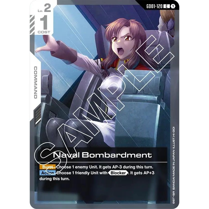 Image for Naval Bombardment (GD01-120) (GD01) - Gundam Card Game