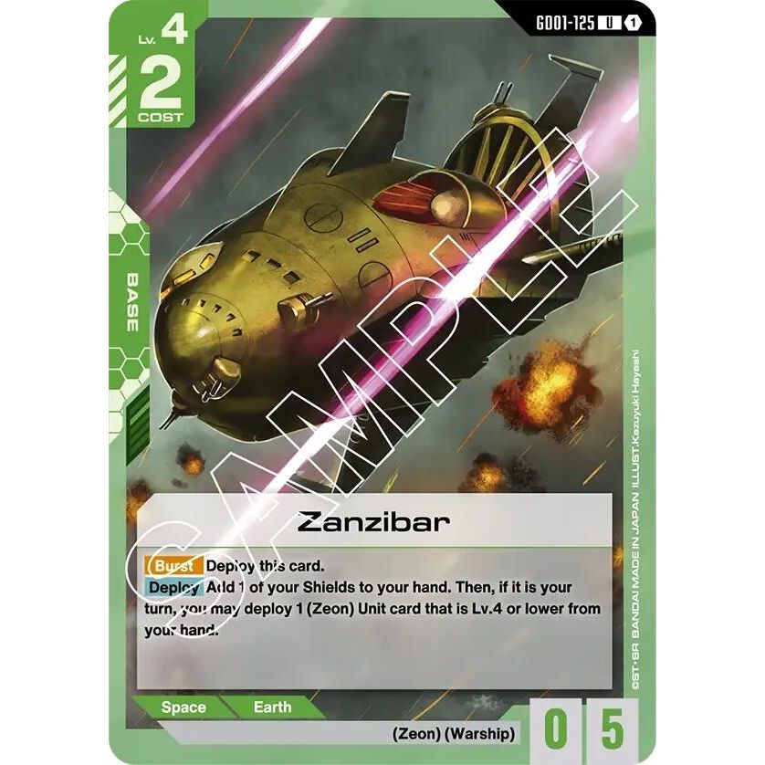 Image for Zanzibar (GD01-125) (GD01) - Gundam Card Game
