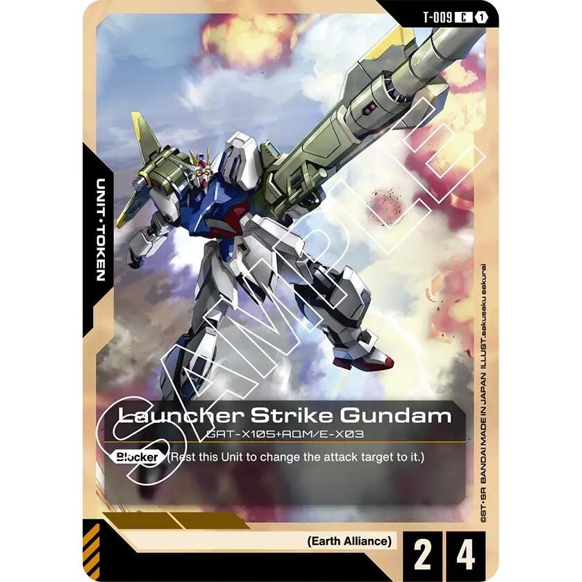 Image for Launcher Strike Gundam (T-009) Token (T-009) (GD01) - Gundam Card Game