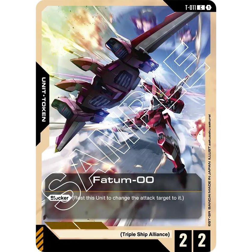 Image for Fatum-00 (T-011) Token (T-011) (GD01) - Gundam Card Game