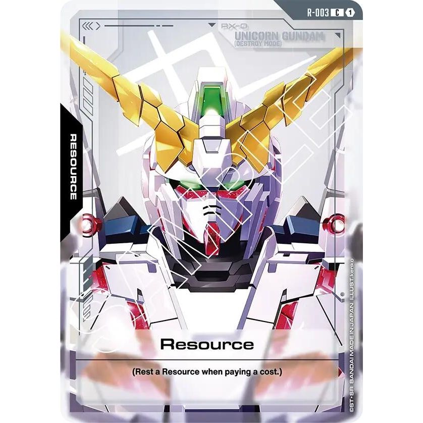 Image for Resource (R-003) (R-003) (GD01) - Gundam Card Game