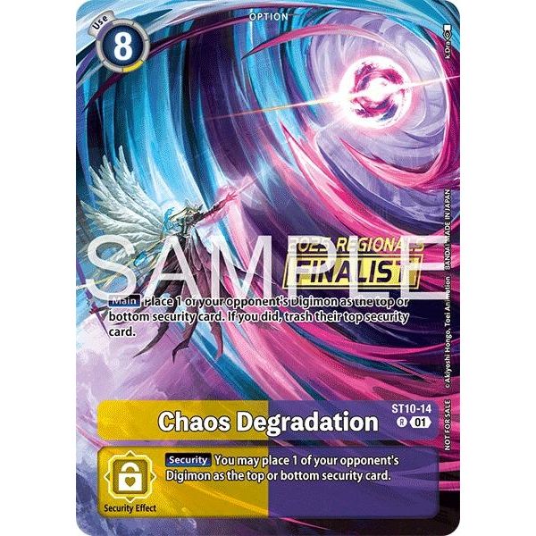 Image for Chaos Degradation (Regionals 25-26 Season 2 Finalist) (ST10-14 R) (ST-10) - Digimon Card Game