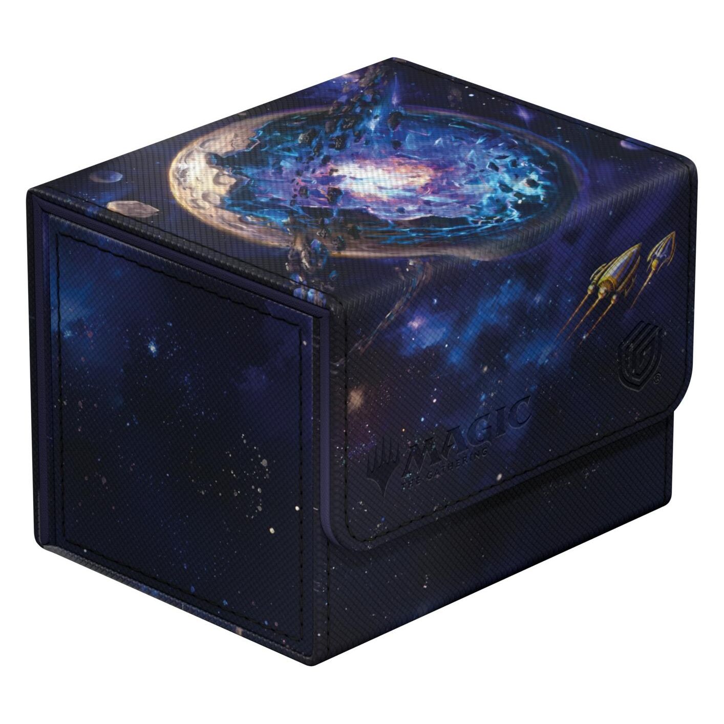 Image for Magic: The Gathering Edge of Eternities Sidewinder 100+ Xenoskin Deck Box - Gemstone Caverns - Deck Boxes