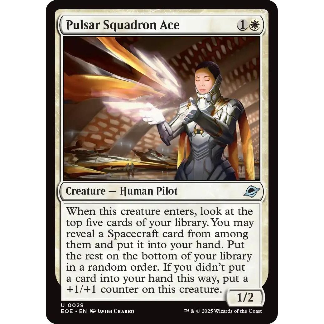 Image for Pulsar Squadron Ace (28) (EOE) - Magic: The Gathering