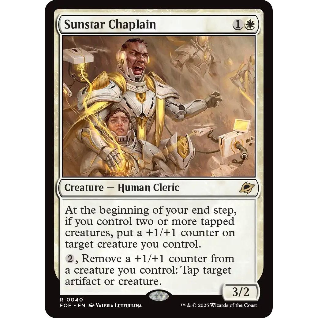 Image for Sunstar Chaplain (40) (EOE) - Magic: The Gathering