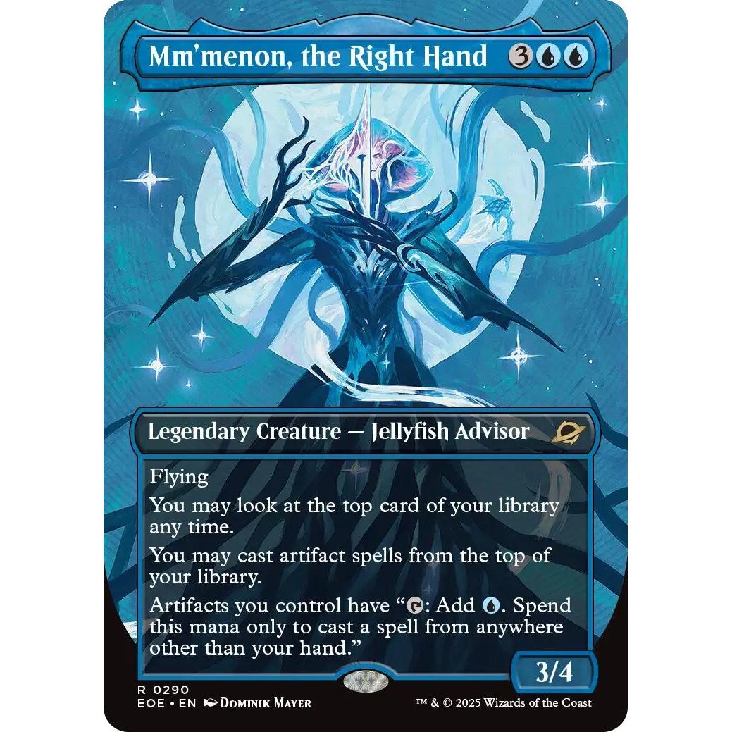 Image for Mm'menon, the Right Hand (Borderless) (290) (EOE) - Magic: The Gathering