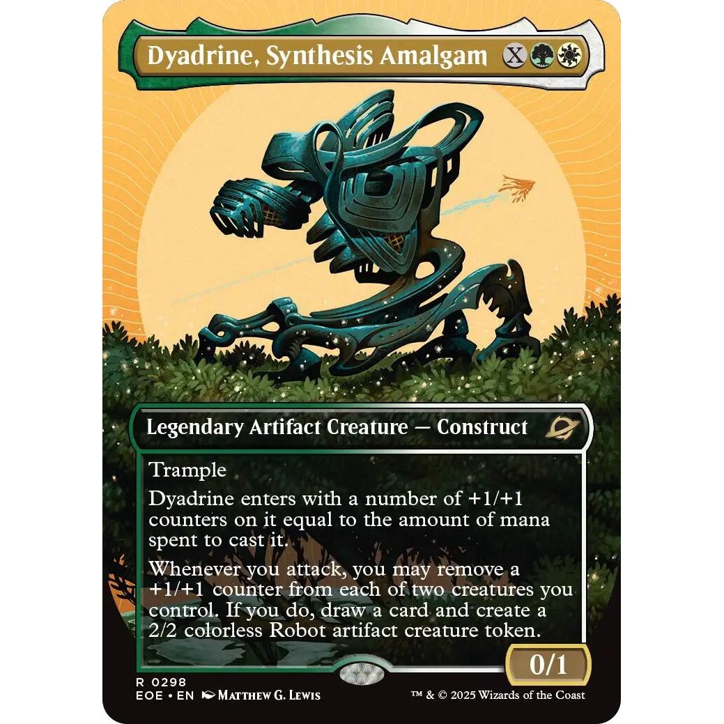 Image for Dyadrine, Synthesis Amalgam (Borderless) (298) (EOE) - Magic: The Gathering