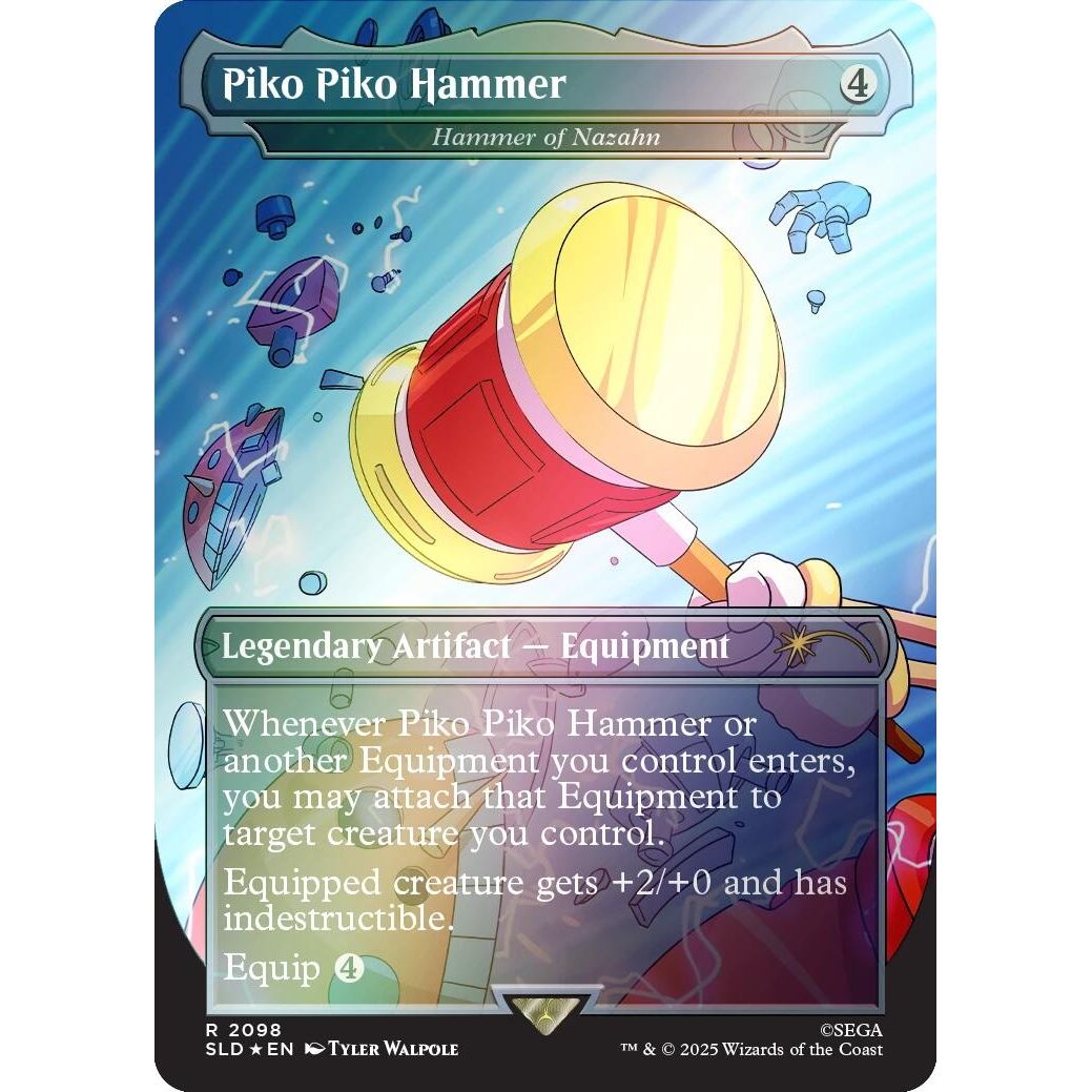 Image for Piko Piko Hammer - Hammer of Nazahn (Rainbow Foil) (2098) (SLD) - Magic: The Gathering