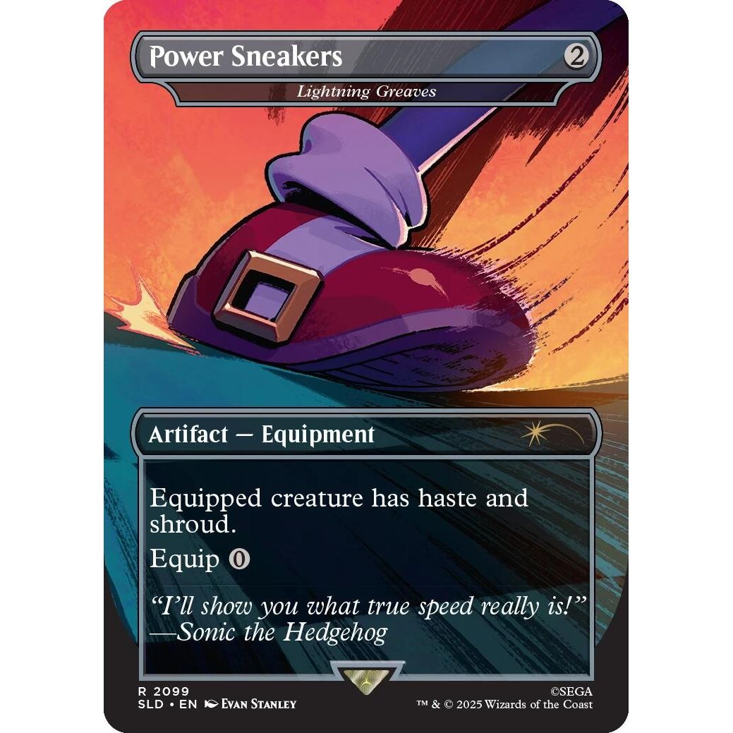 Image for Power Sneakers - Lightning Greaves (2099) (SLD) - Magic: The Gathering