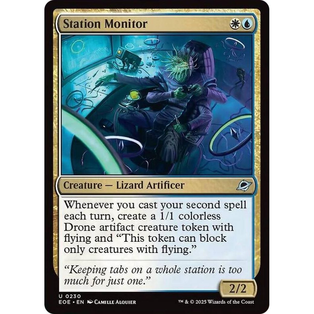 Image for Station Monitor (230) (EOE) - Magic: The Gathering
