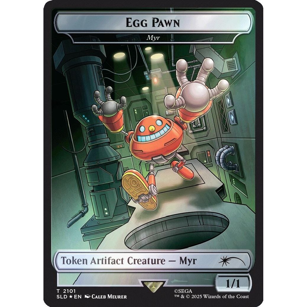 Image for Egg Pawn - Myr Token (Rainbow Foil) (2101) (SLD) - Magic: The Gathering