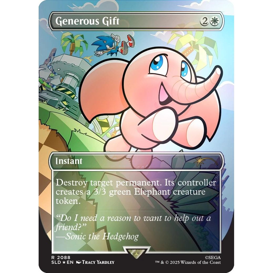 Image for Generous Gift (2088) (Rainbow Foil) (2088) (SLD) - Magic: The Gathering