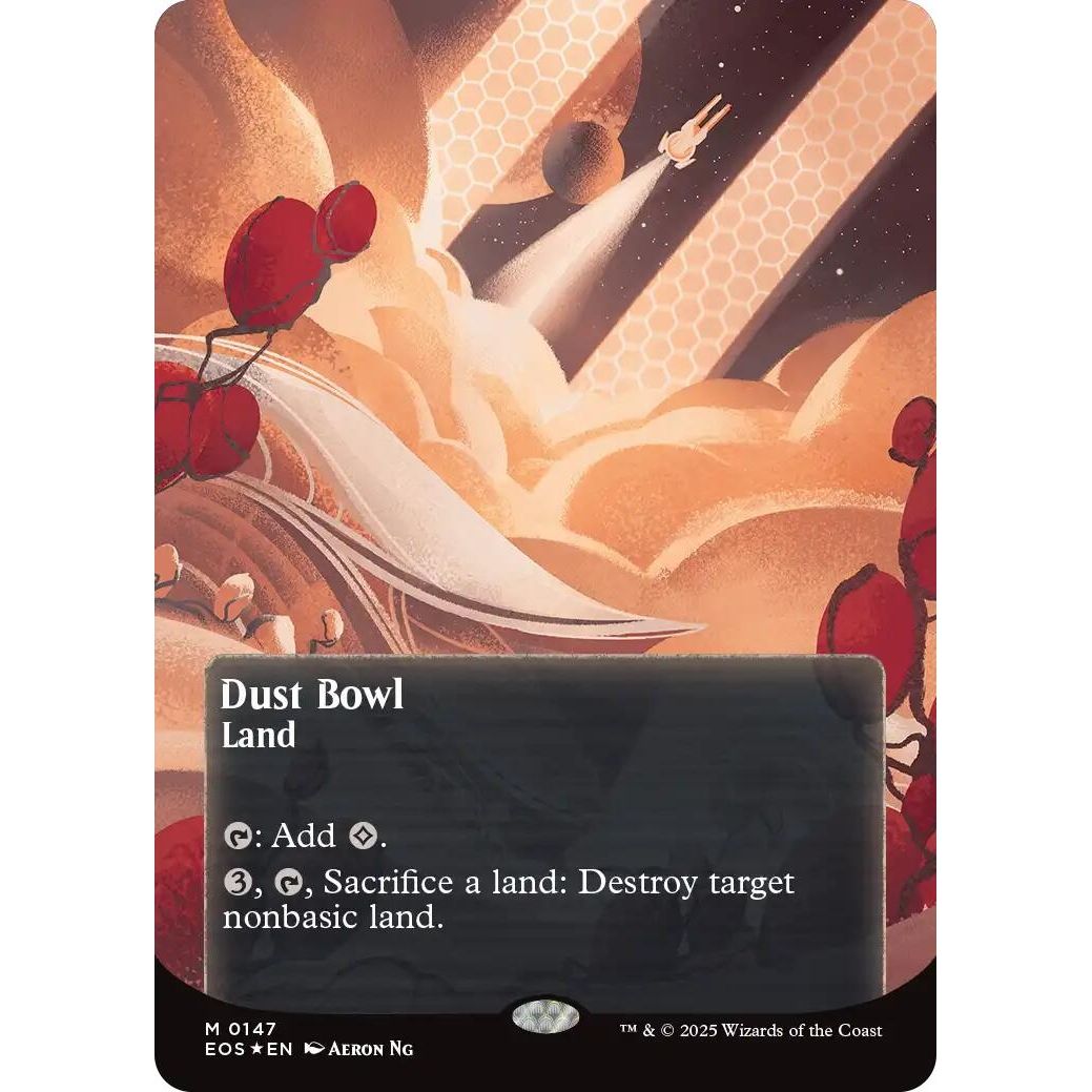 Image for Dust Bowl (0147) (Borderless) (Galaxy Foil) (147) (EOS) - Magic: The Gathering