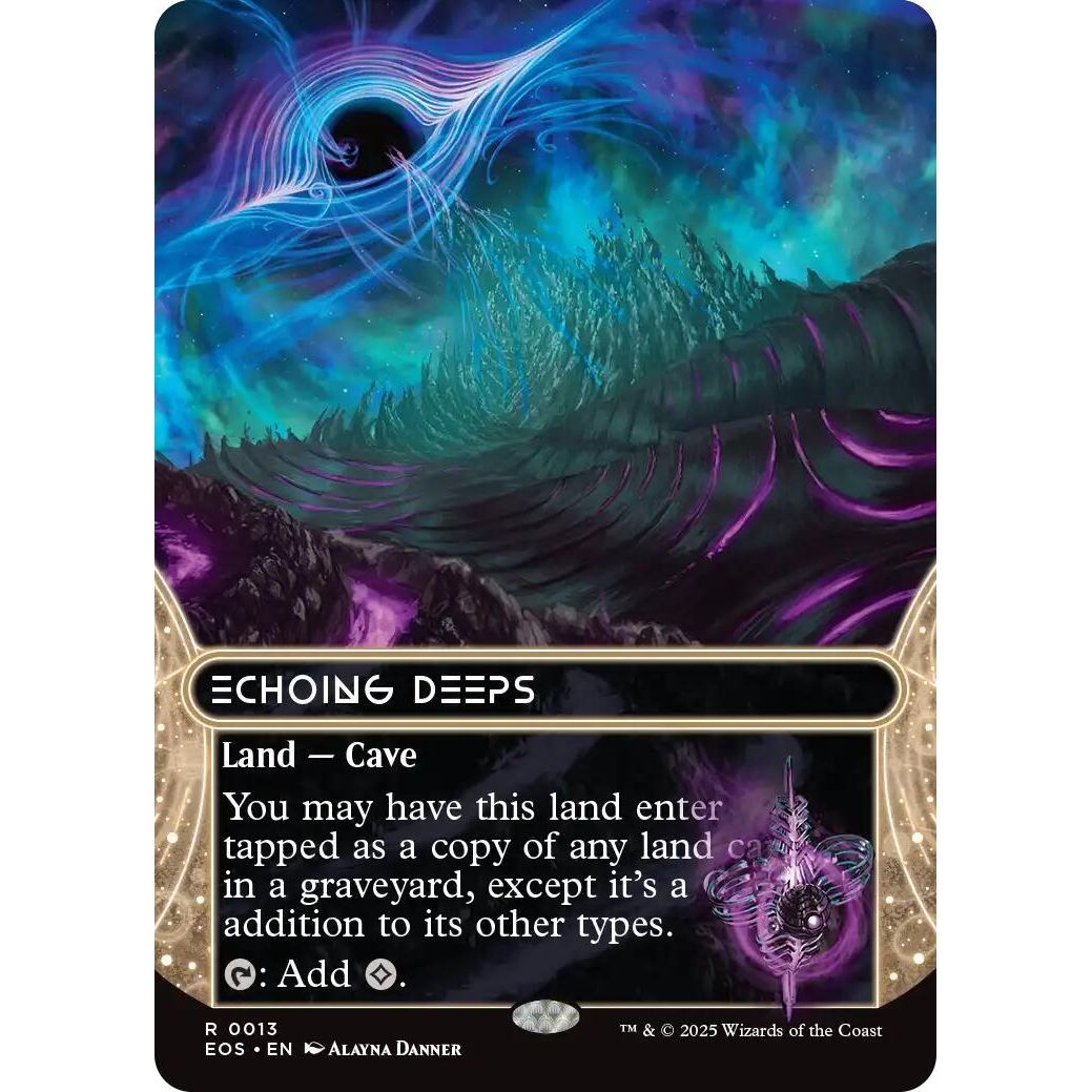 Image for Echoing Deeps (0013) (Borderless) (13) (EOS) - Magic: The Gathering