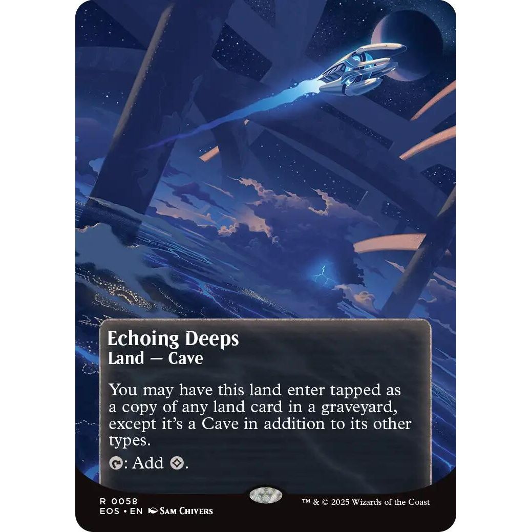 Image for Echoing Deeps (0058) (Borderless) (58) (EOS) - Magic: The Gathering