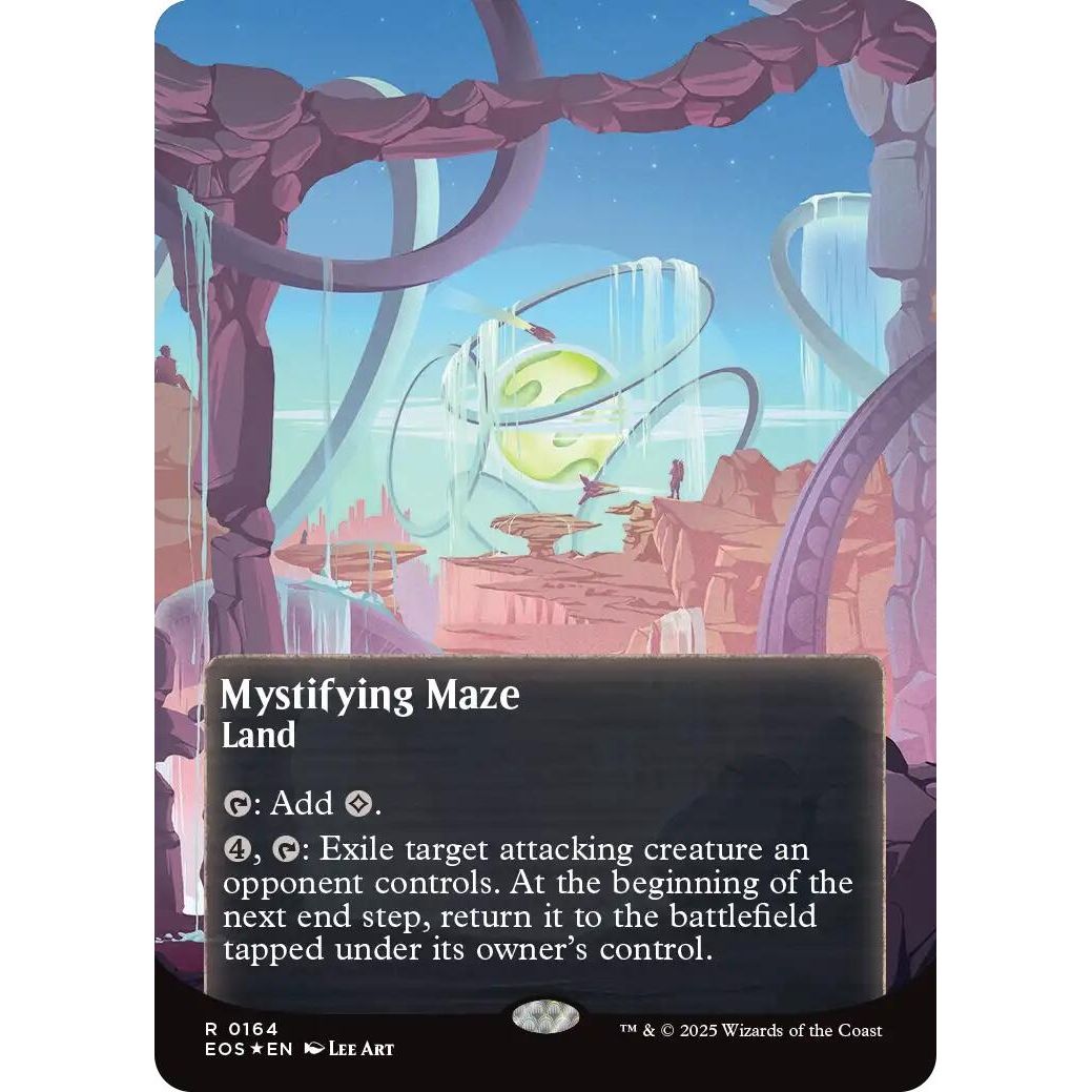 Image for Mystifying Maze (0164) (Borderless) (Galaxy Foil) (164) (EOS) - Magic: The Gathering