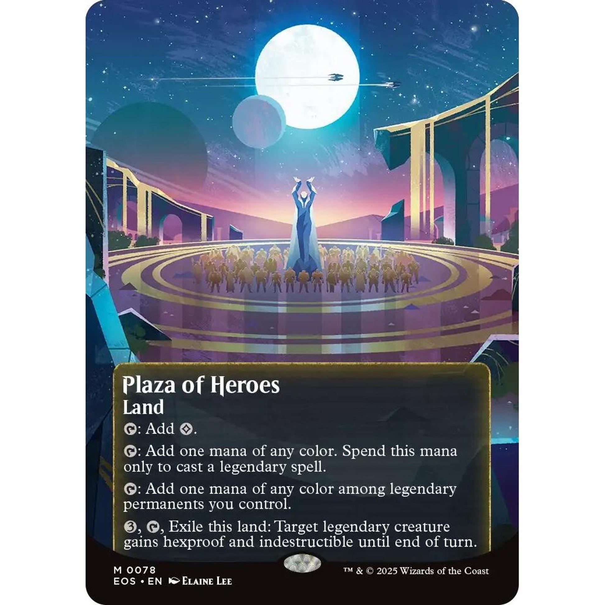 Image for Plaza of Heroes (0078) (Borderless) (78) (EOS) - Magic: The Gathering