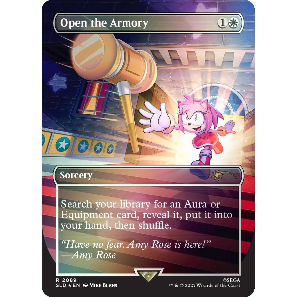 Image for Open the Armory (2089) (Rainbow Foil) (2089) (SLD) - Magic: The Gathering