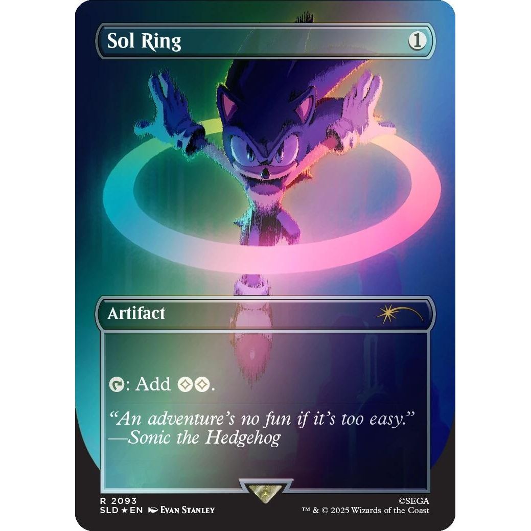 Image for Sol Ring (2093) (Rainbow Foil) (2093) (SLD) - Magic: The Gathering