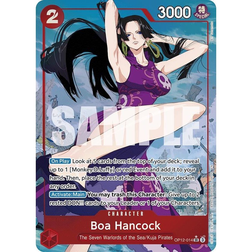 Image for Boa Hancock (Alternate Art) (OP12-014) (OP12) - One Piece Card Game