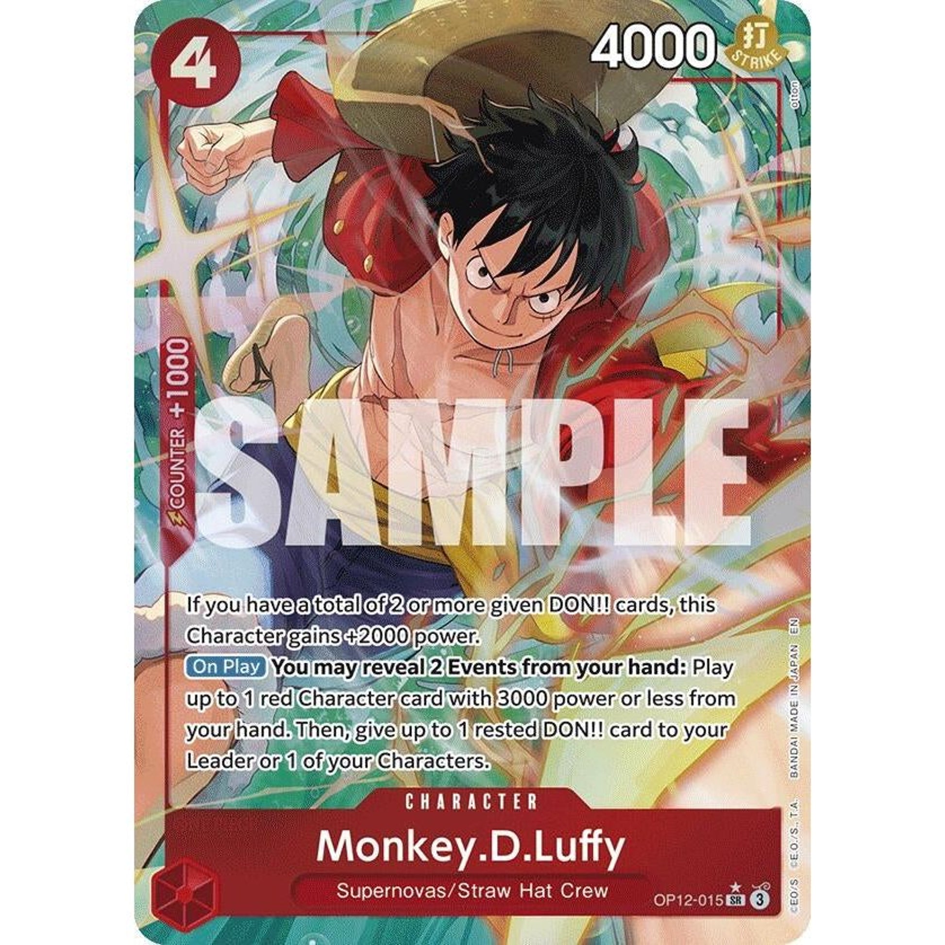 Image for Monkey.D.Luffy (Alternate Art) (OP12-015) (OP12) - One Piece Card Game