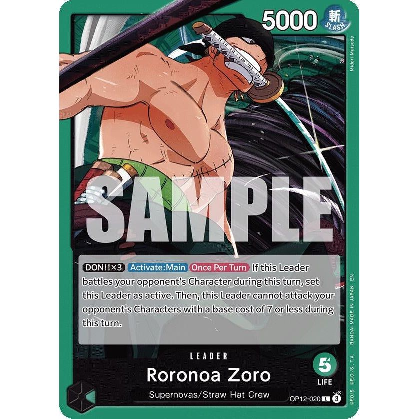Image for Roronoa Zoro (020) (OP12-020) (OP12) - One Piece Card Game