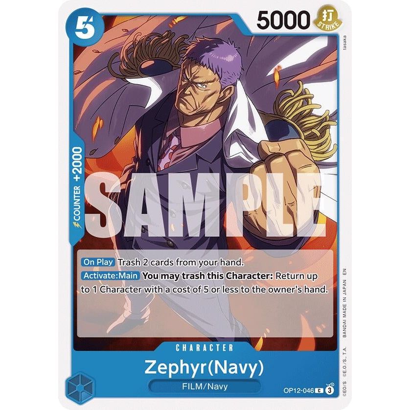 Image for Zephyr(Navy) (OP12-046) (OP12) - One Piece Card Game