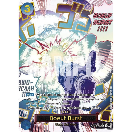 Image for Boeuf Burst (Alternate Art) (OP12-060) (OP12) - One Piece Card Game