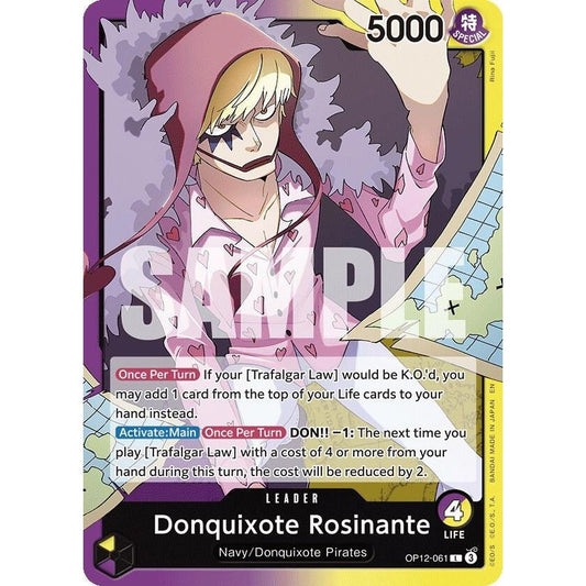 Image for Donquixote Rosinante (061) (OP12-061) (OP12) - One Piece Card Game