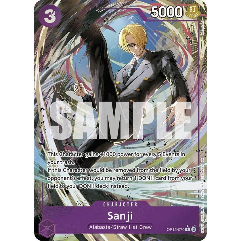 Image for Sanji (070) (Alternate Art) (OP12-070) (OP12) - One Piece Card Game