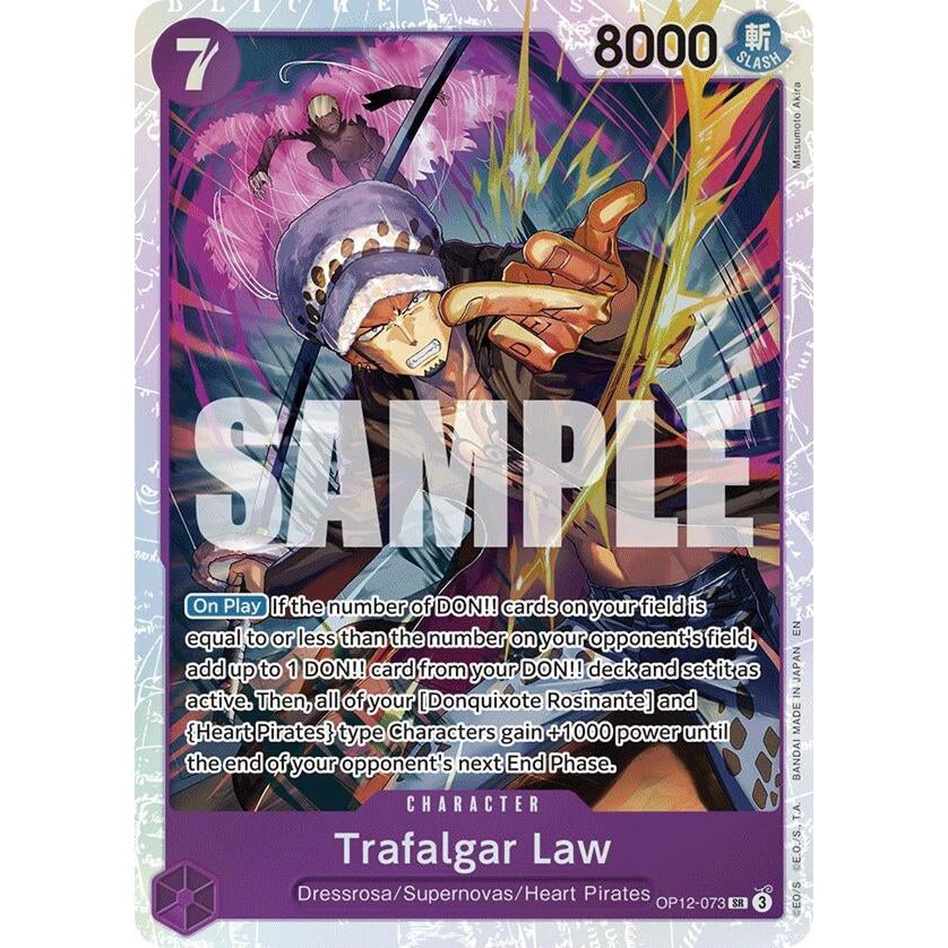 Image for Trafalgar Law (073) (OP12-073) (OP12) - One Piece Card Game