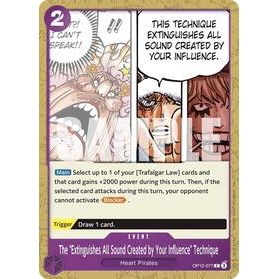 The "Extinguishes All Sound Created by Your Influence" Technique - One Piece — Legacy of the Master (100)