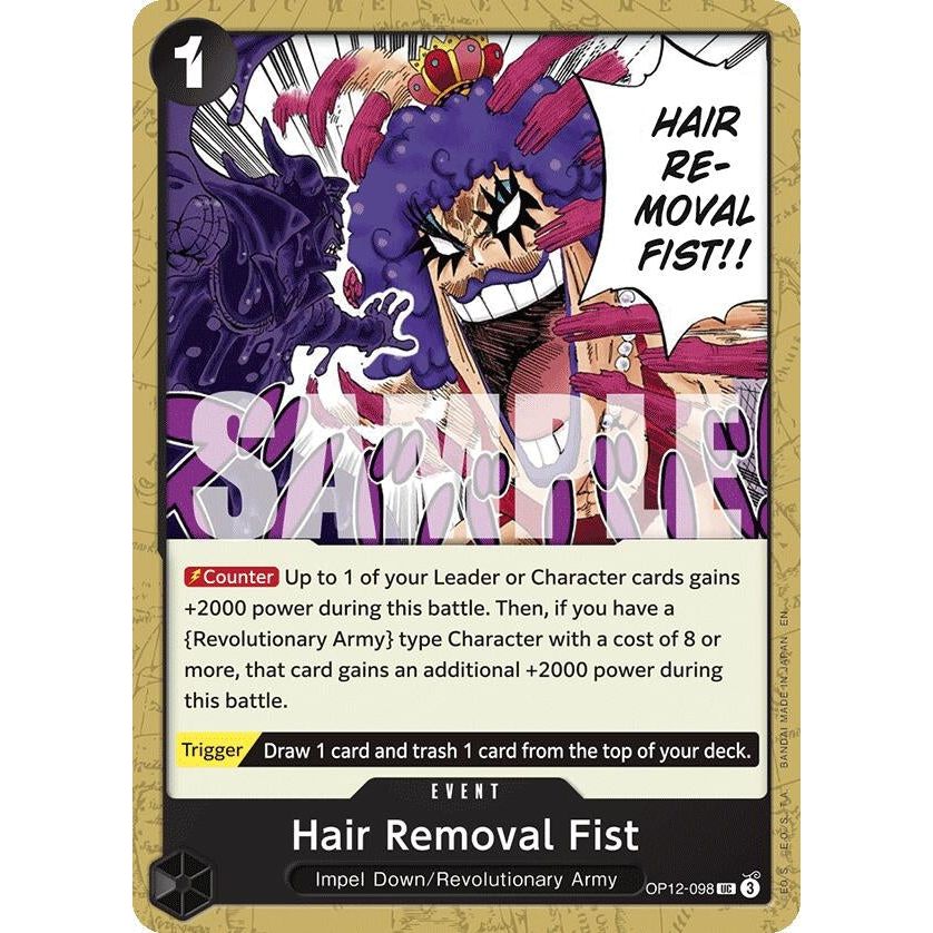 Image for Hair Removal Fist (OP12-098) (OP12) - One Piece Card Game