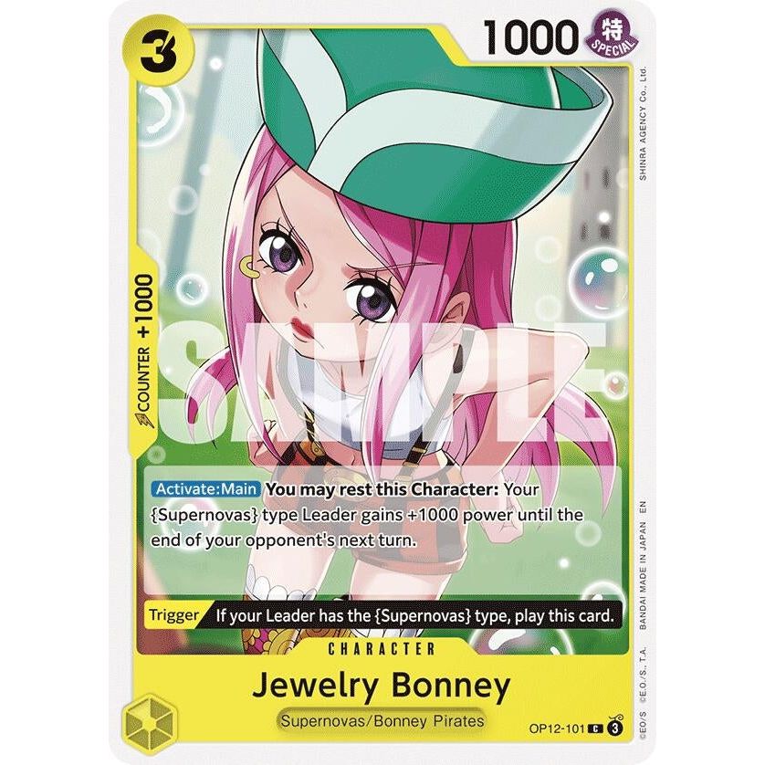 Image for Jewelry Bonney (101) (OP12-101) (OP12) - One Piece Card Game