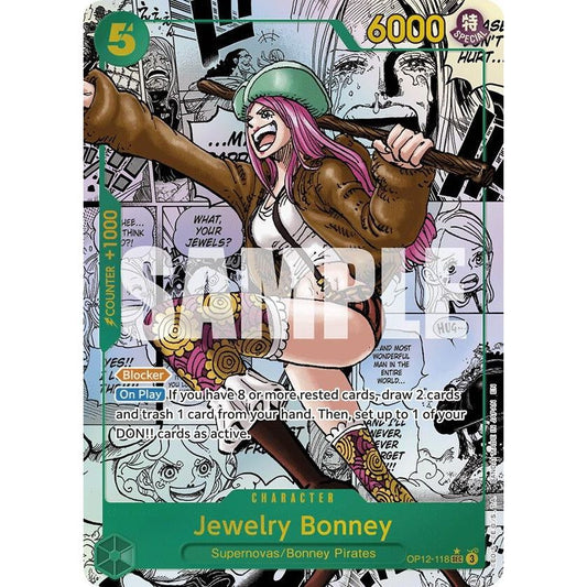 Image for Jewelry Bonney (118) (Manga) (OP12-118) (OP12) - One Piece Card Game