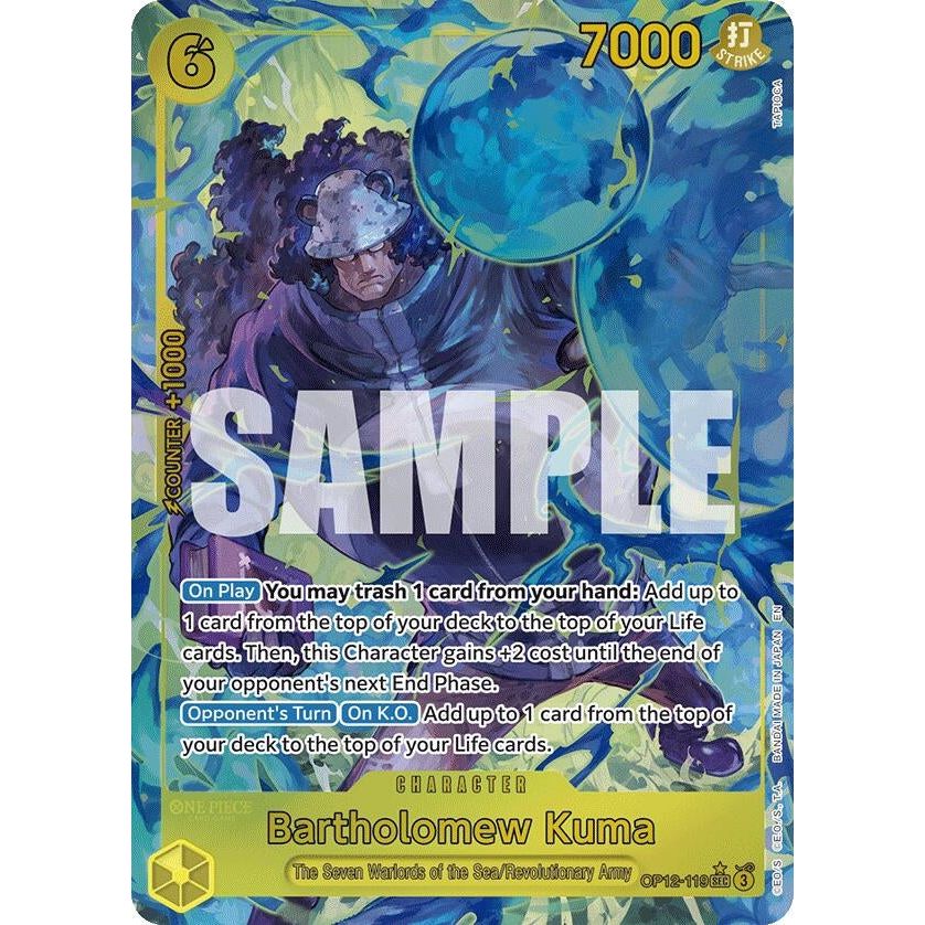 Image for Bartholomew Kuma (Alternate Art) (OP12-119) (OP12) - One Piece Card Game