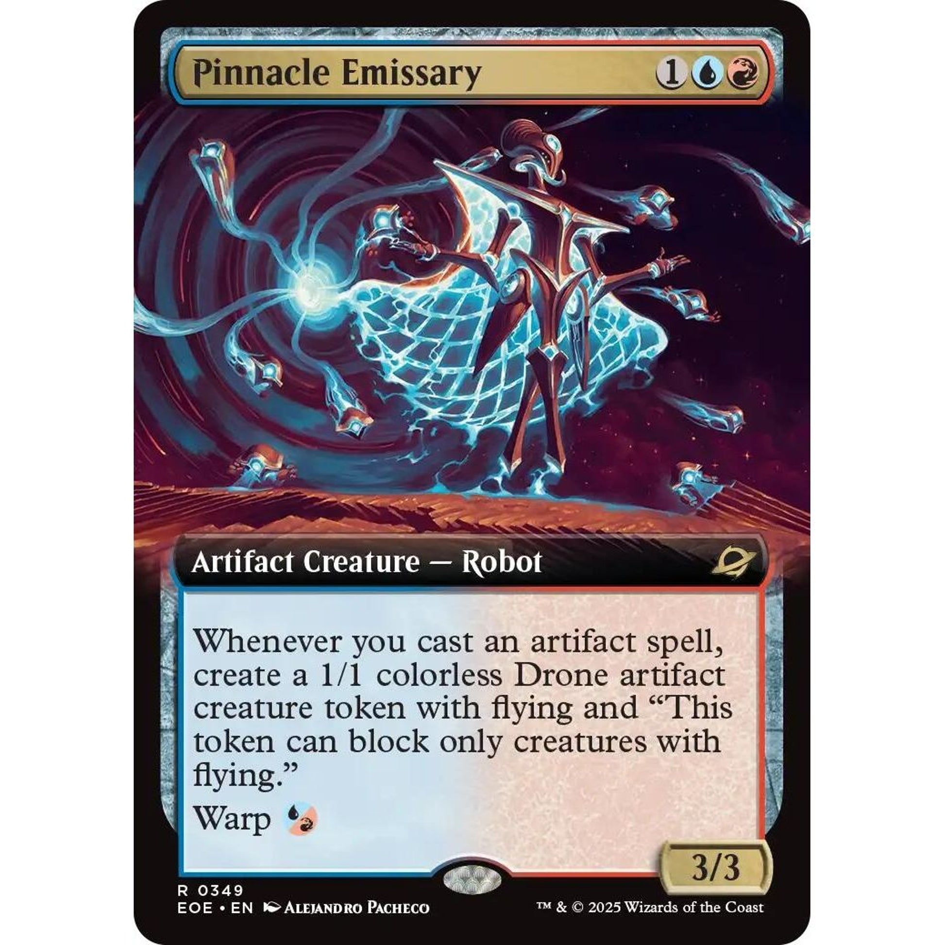 Image for Pinnacle Emissary (Extended Art) (349) (EOE) - Magic: The Gathering