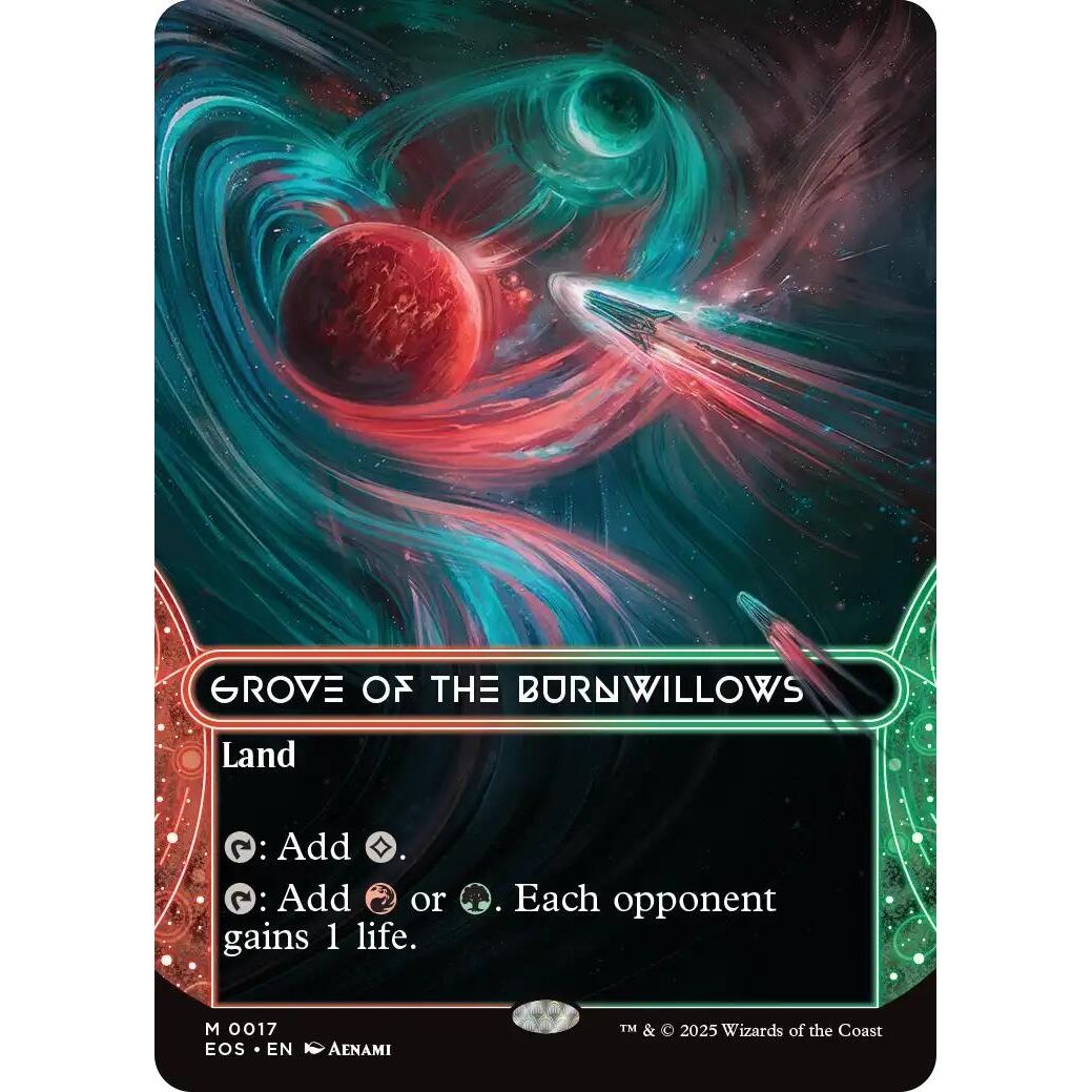 Image for Grove of the Burnwillows (0017) (Borderless) (17) (EOS) - Magic: The Gathering