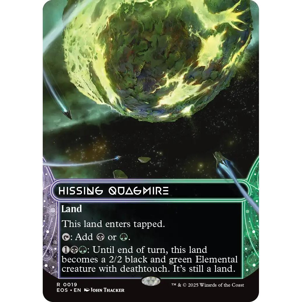 Image for Hissing Quagmire (0019) (Borderless) (19) (EOS) - Magic: The Gathering