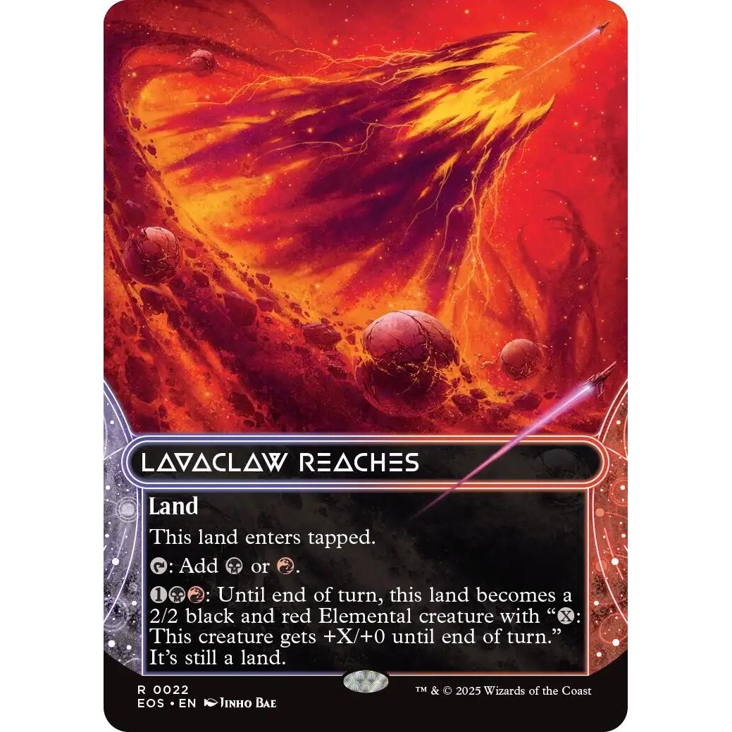 Image for Lavaclaw Reaches (0022) (Borderless) (22) (EOS) - Magic: The Gathering