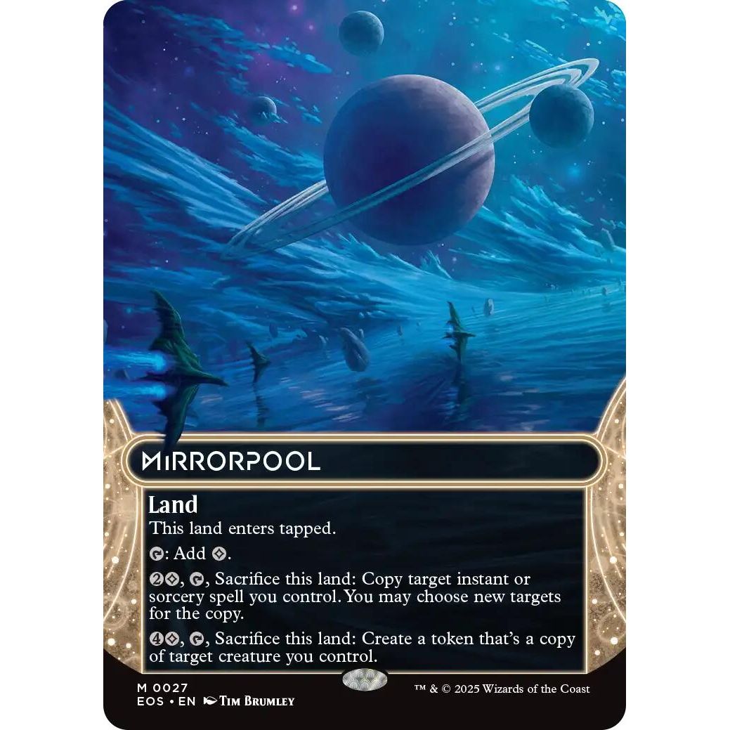 Image for Mirrorpool (0027) (Borderless) (27) (EOS) - Magic: The Gathering