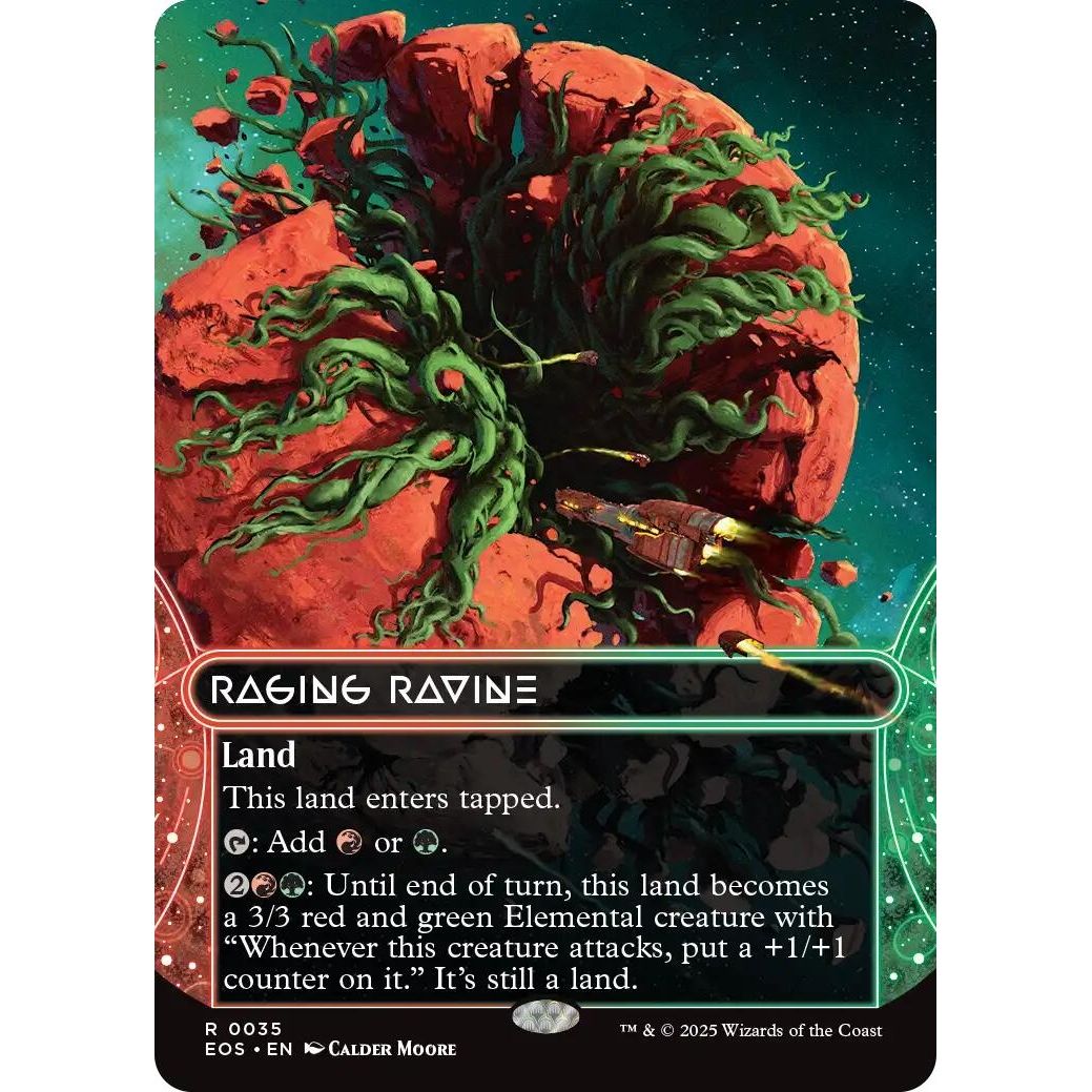 Image for Raging Ravine (0035) (Borderless) (35) (EOS) - Magic: The Gathering