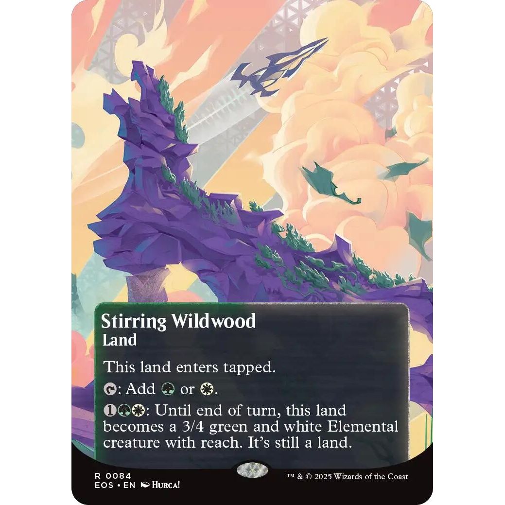 Image for Stirring Wildwood (0084) (Borderless) (84) (EOS) - Magic: The Gathering