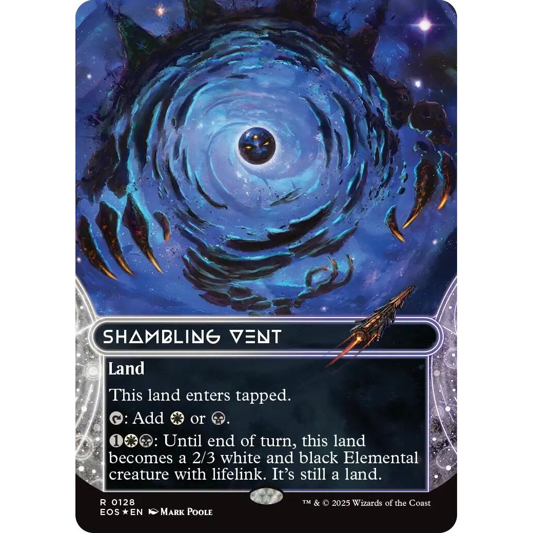 Image for Shambling Vent (0128) (Borderless) (Galaxy Foil) (128) (EOS) - Magic: The Gathering