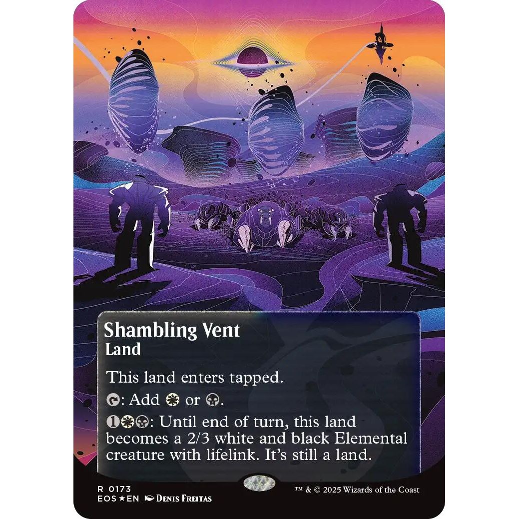 Image for Shambling Vent (0173) (Borderless) (Galaxy Foil) (173) (EOS) - Magic: The Gathering