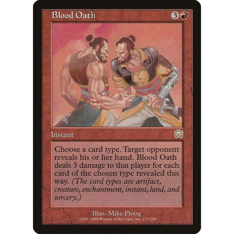 Image for Blood Oath (177) (MMQ) - Magic: The Gathering