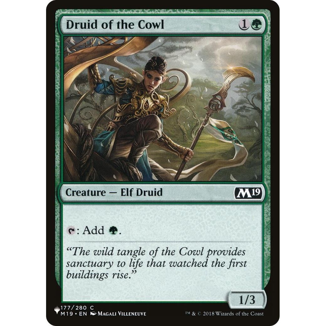 Image for Druid of the Cowl (177) (LIST) - Magic: The Gathering