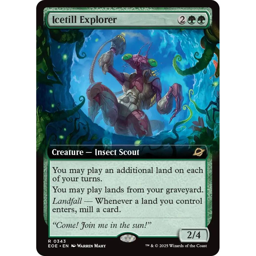 Image for Icetill Explorer (Extended Art) (343) (EOE) - Magic: The Gathering