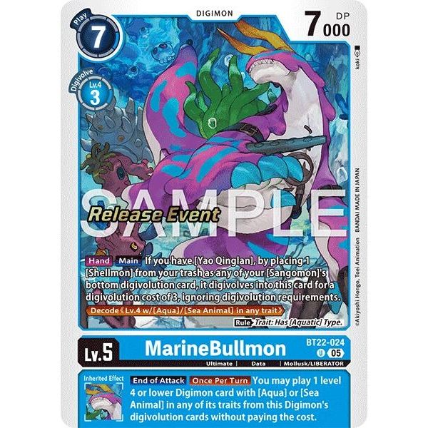 Image for MarineBullmon (BT22-024 U) (BT22_RE) - Digimon Card Game