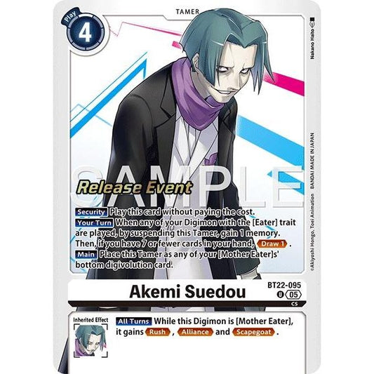Image for Akemi Suedou (BT22-095 U) (BT22_RE) - Digimon Card Game